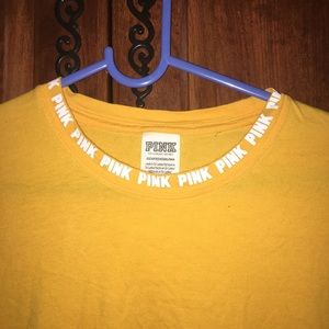 Yellow PINK long sleeve tee